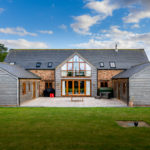 Barn Style Dwelling – adjacent to conservation area, using slate, brick and timber cladding.