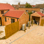 Haylett Mews - site looking a bit more finished with paving laid